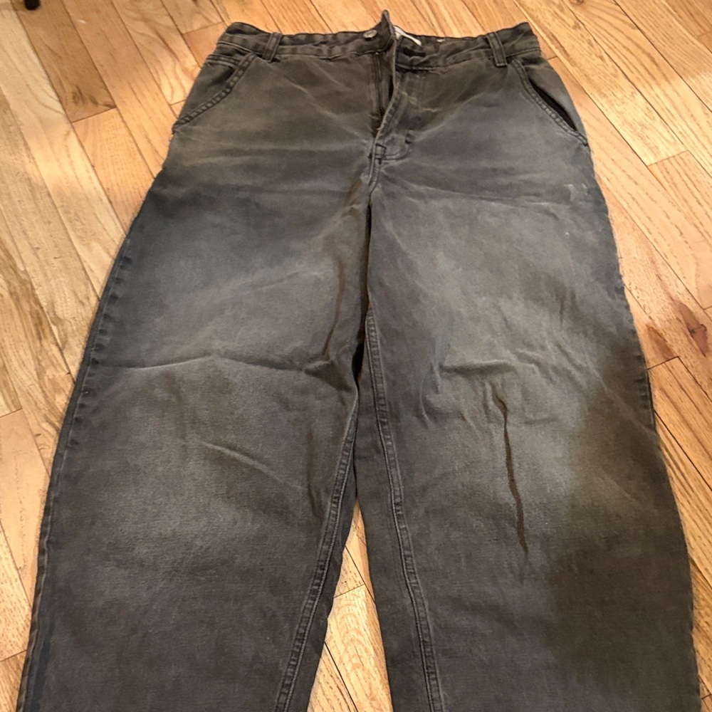 Bershka Dark Gray Denim Jeans